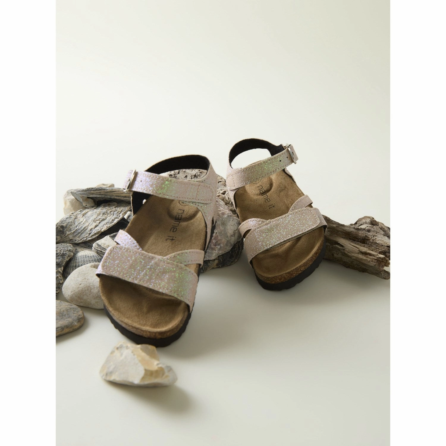 Name It Cloud Dancer Small Glitter Fiona Sandal Running shoes