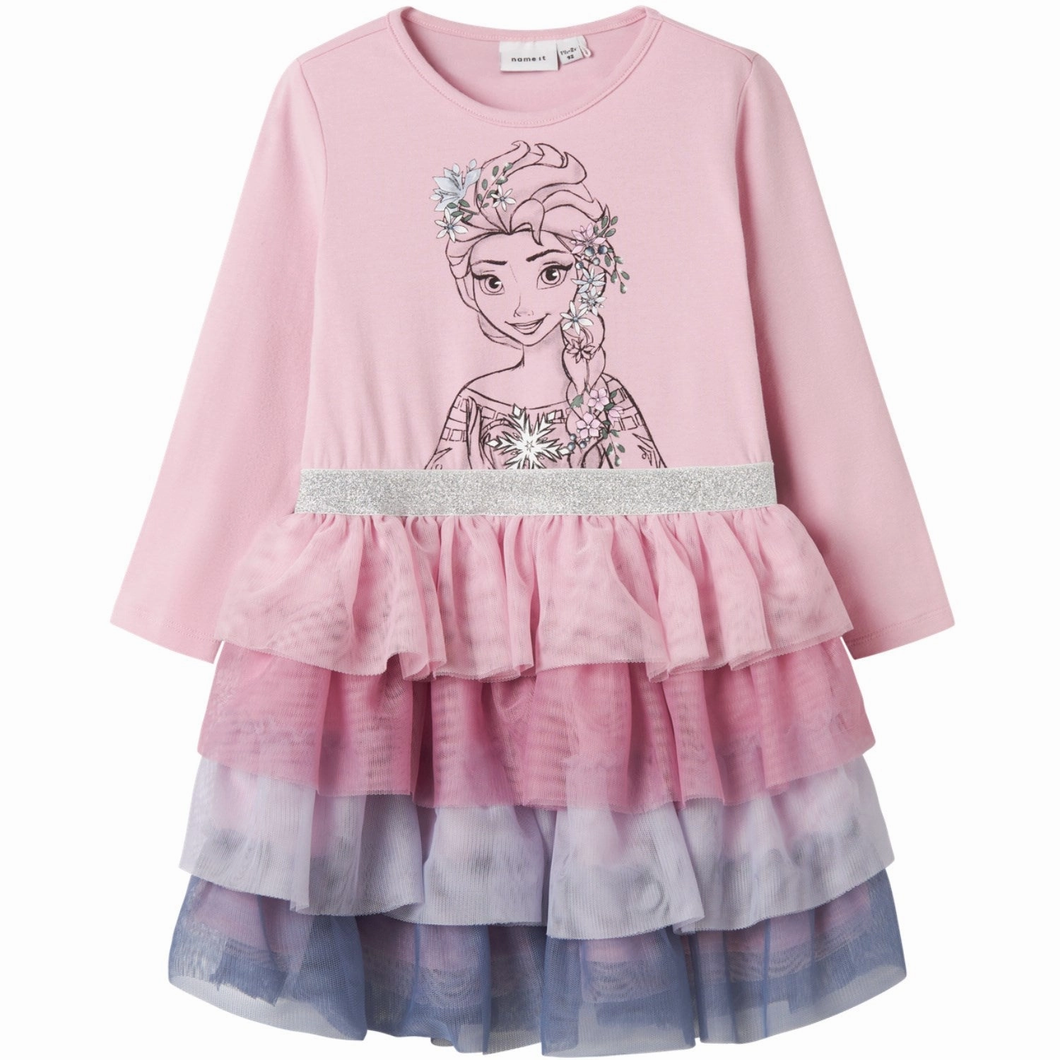 High-end Name It Corsage Okanna Frozen Tulle Dress Sumptuous