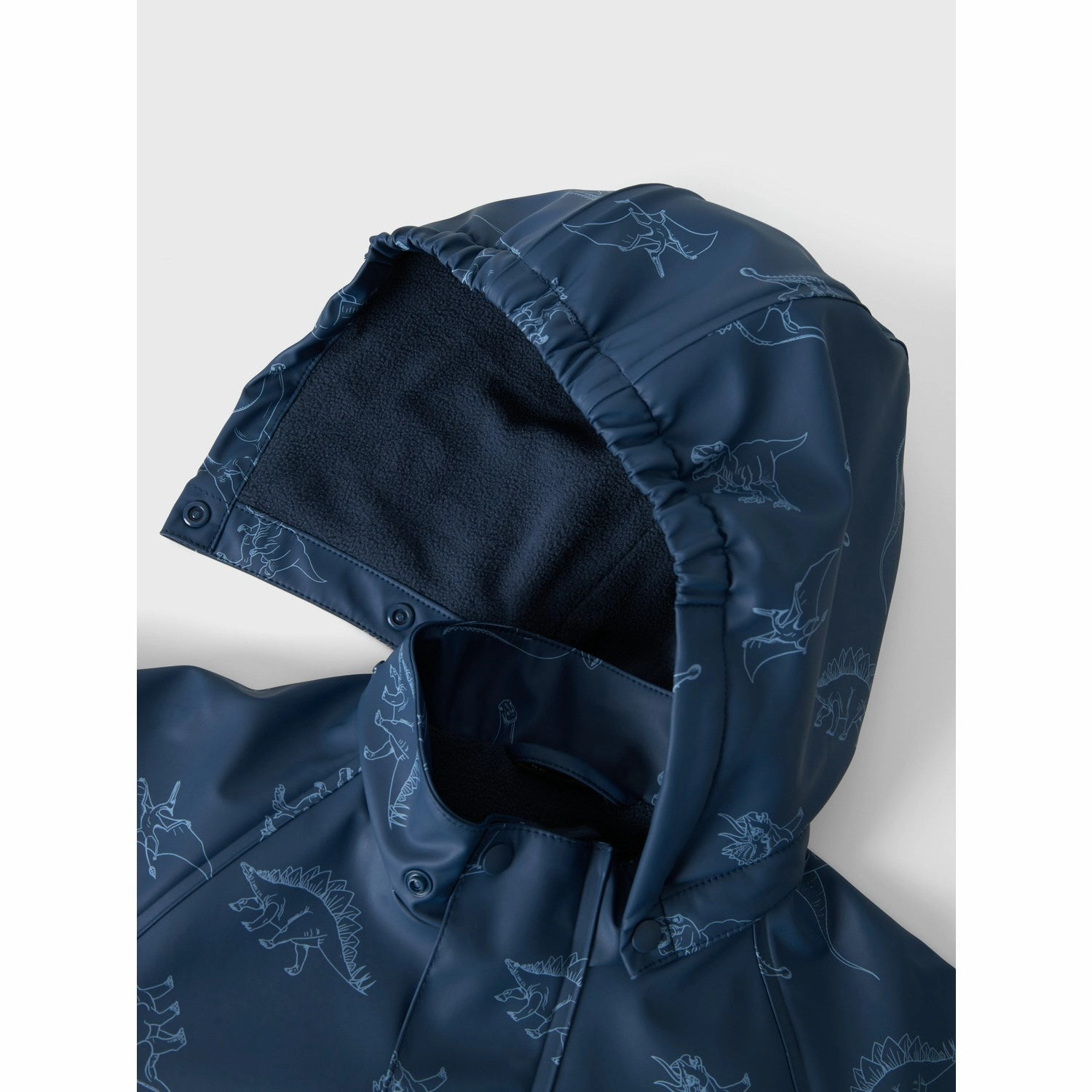Name It Dark Denim Dry10 Rain Suit With Fleece Magic Bold