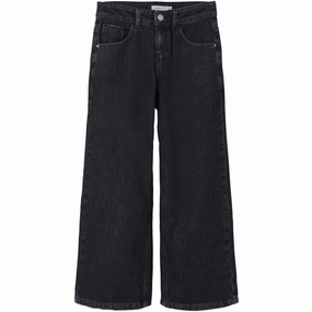Name It Dark Grey Denim Rose Wide Jeans Noos Luxe Style