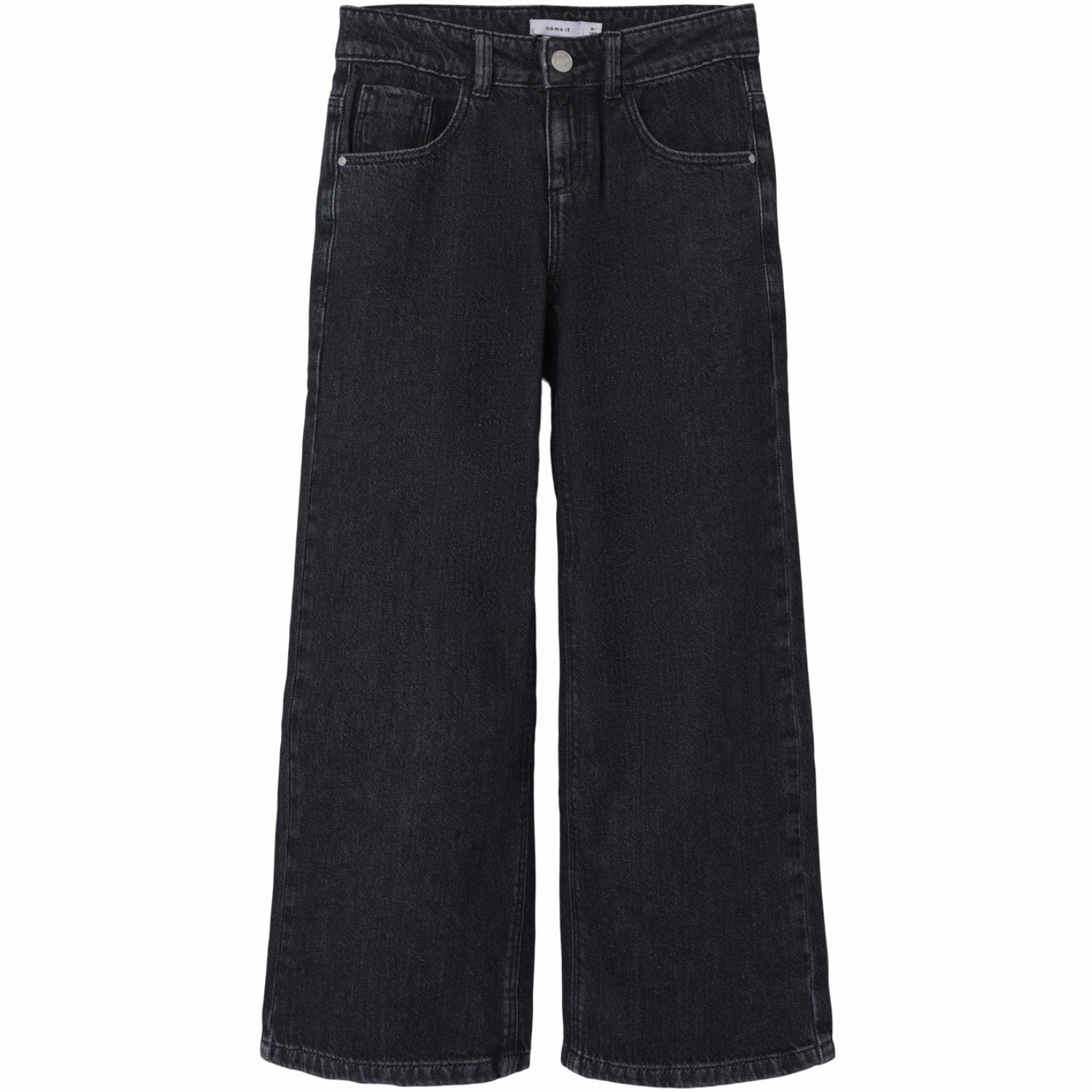 Name It Dark Grey Denim Rose Wide Jeans Noos Luxe Style