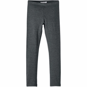Name It Dark Grey Melange Davina Solid Sweat Legging Noos Iconic Pioneer