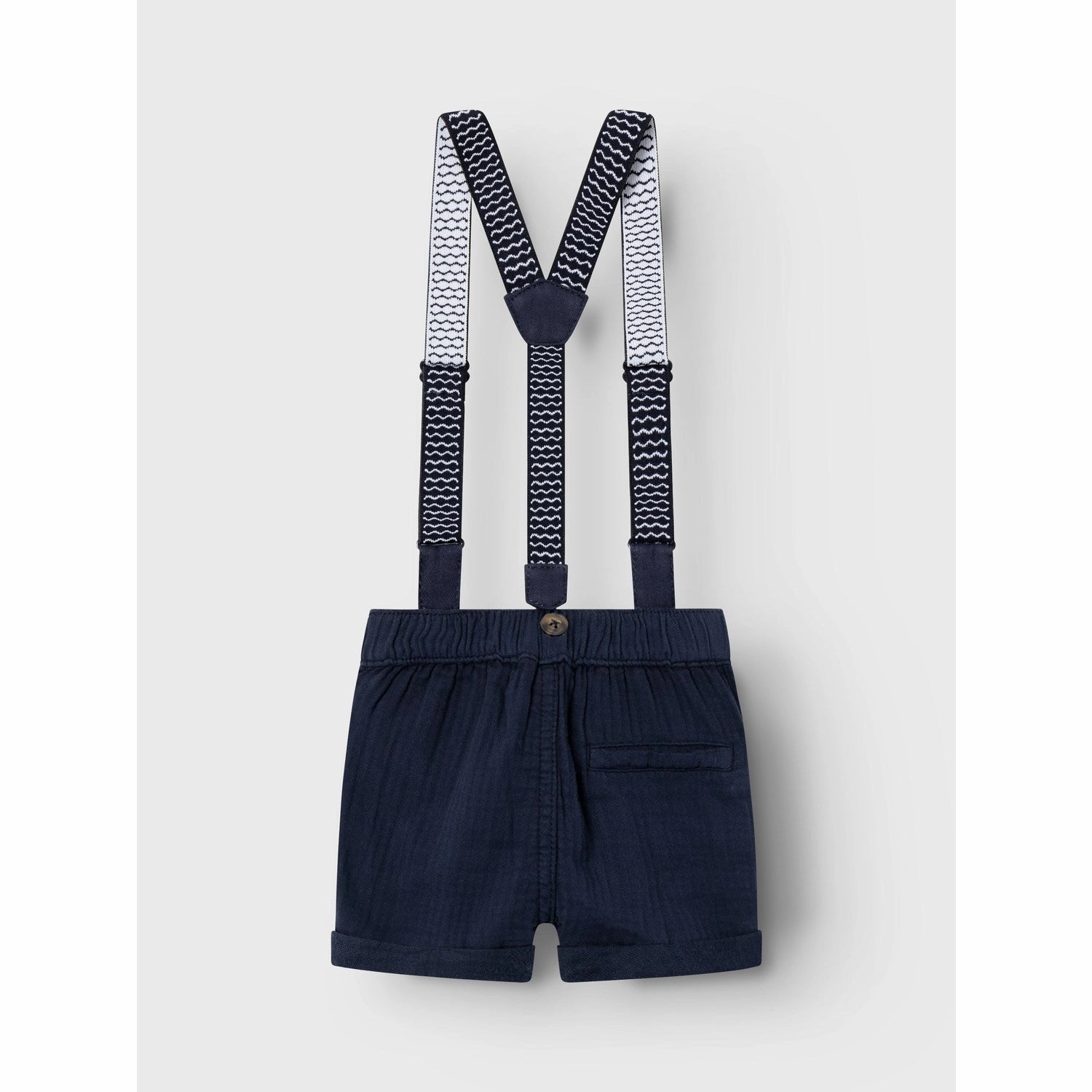 Name It Dark Sapphire Ben Baggy Twill Shorts Artisanal