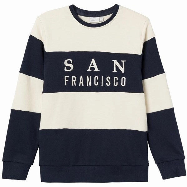 Name it Dark Sapphire Fungi Sweatshirt Luxury Artisanal