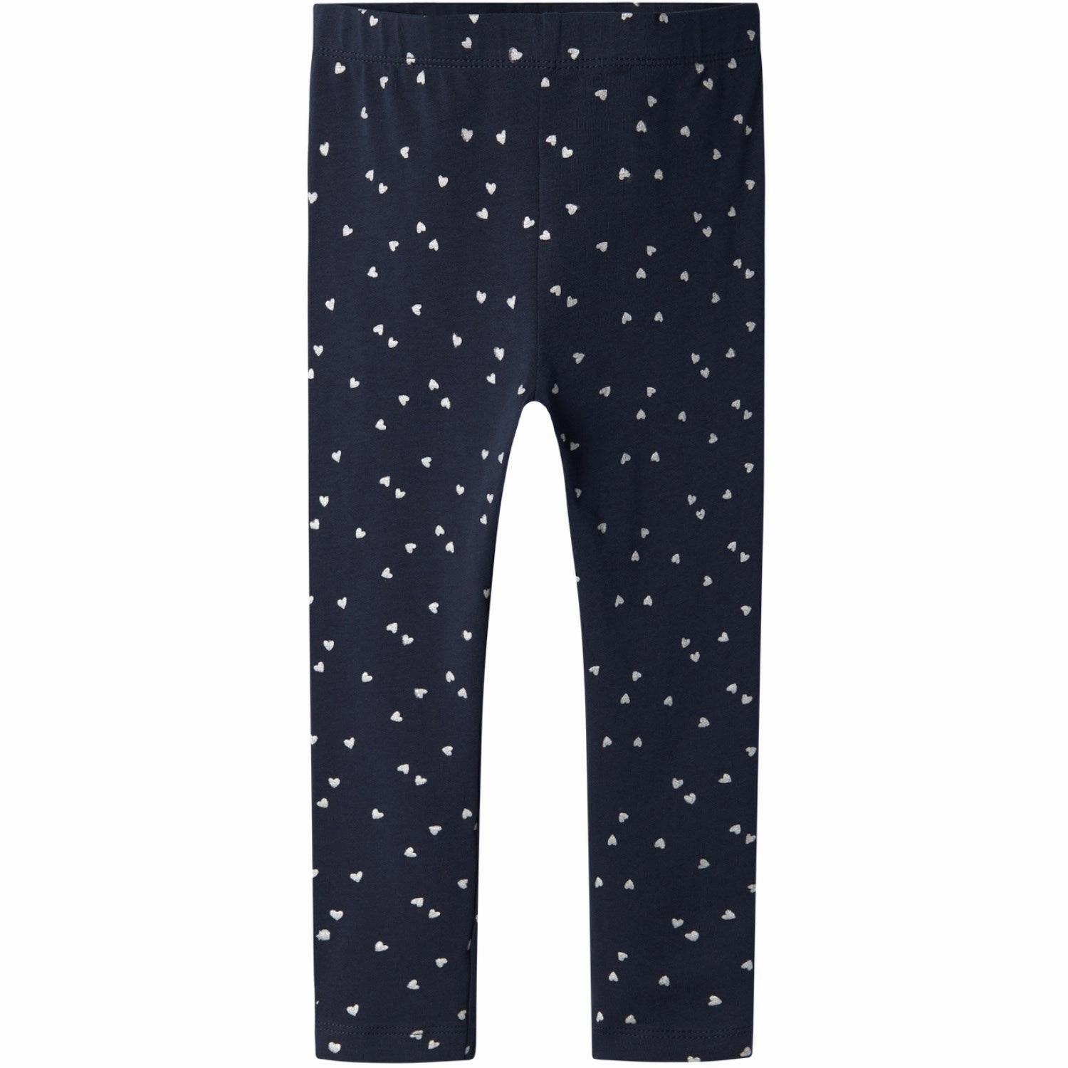 Stylish Name It Dark Sapphire Hearts Vivian Glitter Leggings Premium