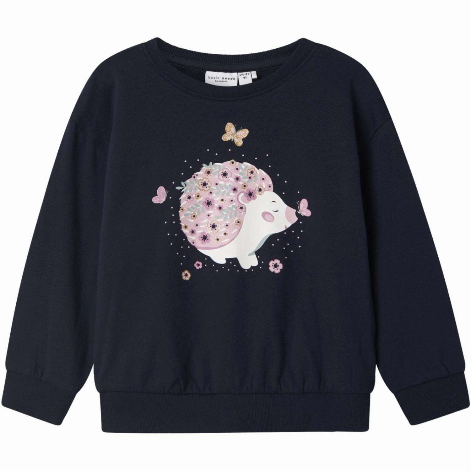Sumptuous Name It Dark Sapphire Hedgehog Viloui Sweatshirt Opulent