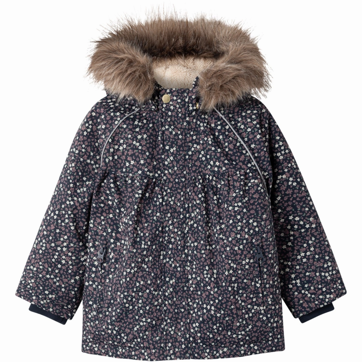 Name It Dark Sapphire Liberty Snow05 Jacket AOP Fo Noos Trend Attractive