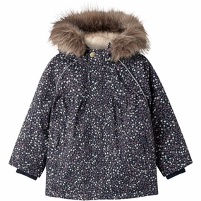 Name It Dark Sapphire Liberty Snow05 Jacket AOP Fo Noos Authentic Craftsmanship