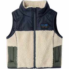 Name It Dark Sapphire Mall Teddy Vest1 Celebrated Modern