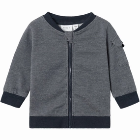 Name It Dark Sapphire Nassus Sweat Cardigan Exceptional Excellence