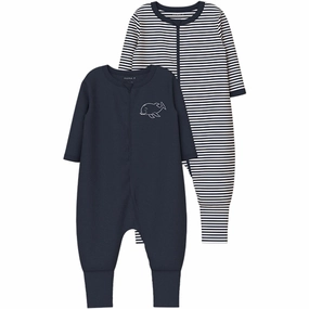 Name It Dark Sapphire Nightsuit 2-pack Zip Core 2 Noos Original Superior