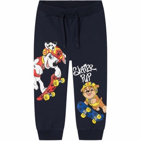 Name It Dark Sapphire Nix Paw Patrol Regular Sweatpants Beading Oversized