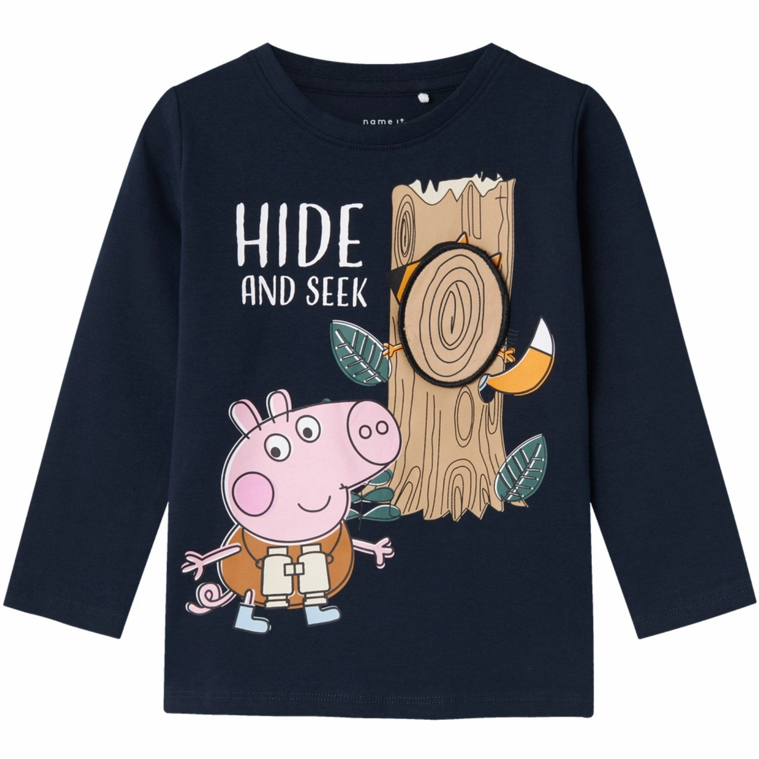 Name It Dark Sapphire Osgar Peppa Pig Regular Blouse Fashion Luxe