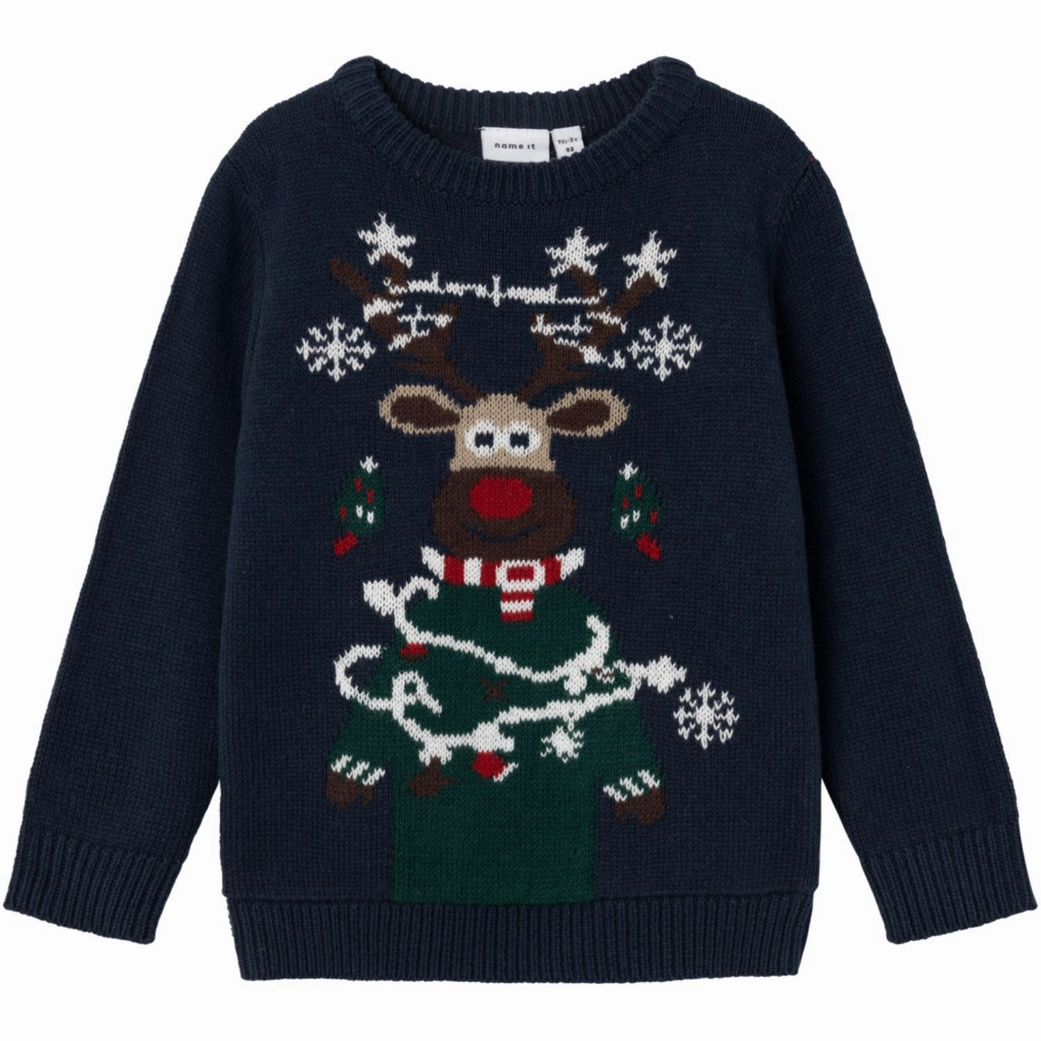 Distinctive Name It Dark Sapphire Rijulle Knit Blouse Lavish