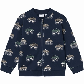 Name It Dark Sapphire Seb Regular Sweat Cardigan Supremacy Fashion