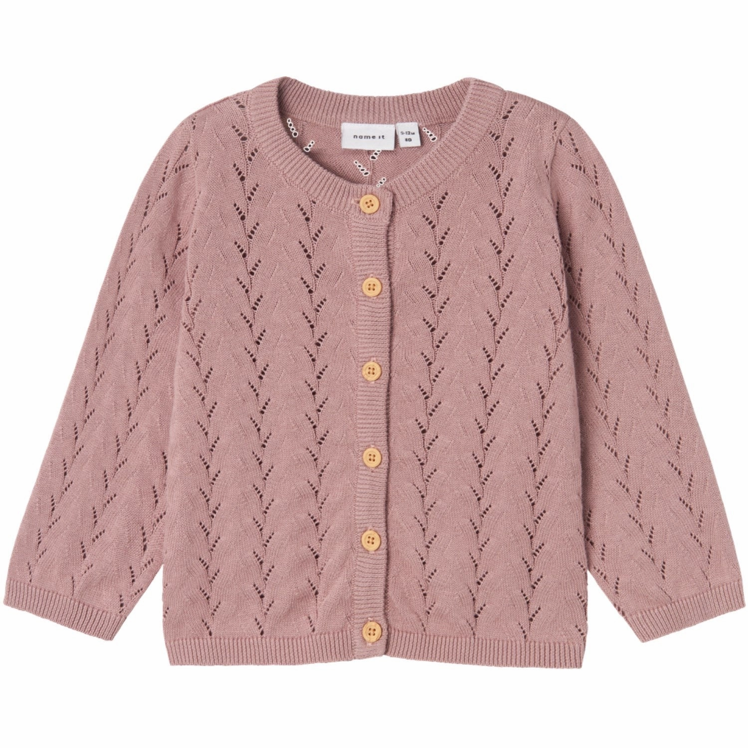 Name It Deauville Mauve Banni Knit Cardigan Noos Modern Revered
