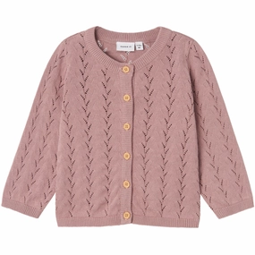 Name It Deauville Mauve Banni Knit Cardigan Noos Signature Lavish