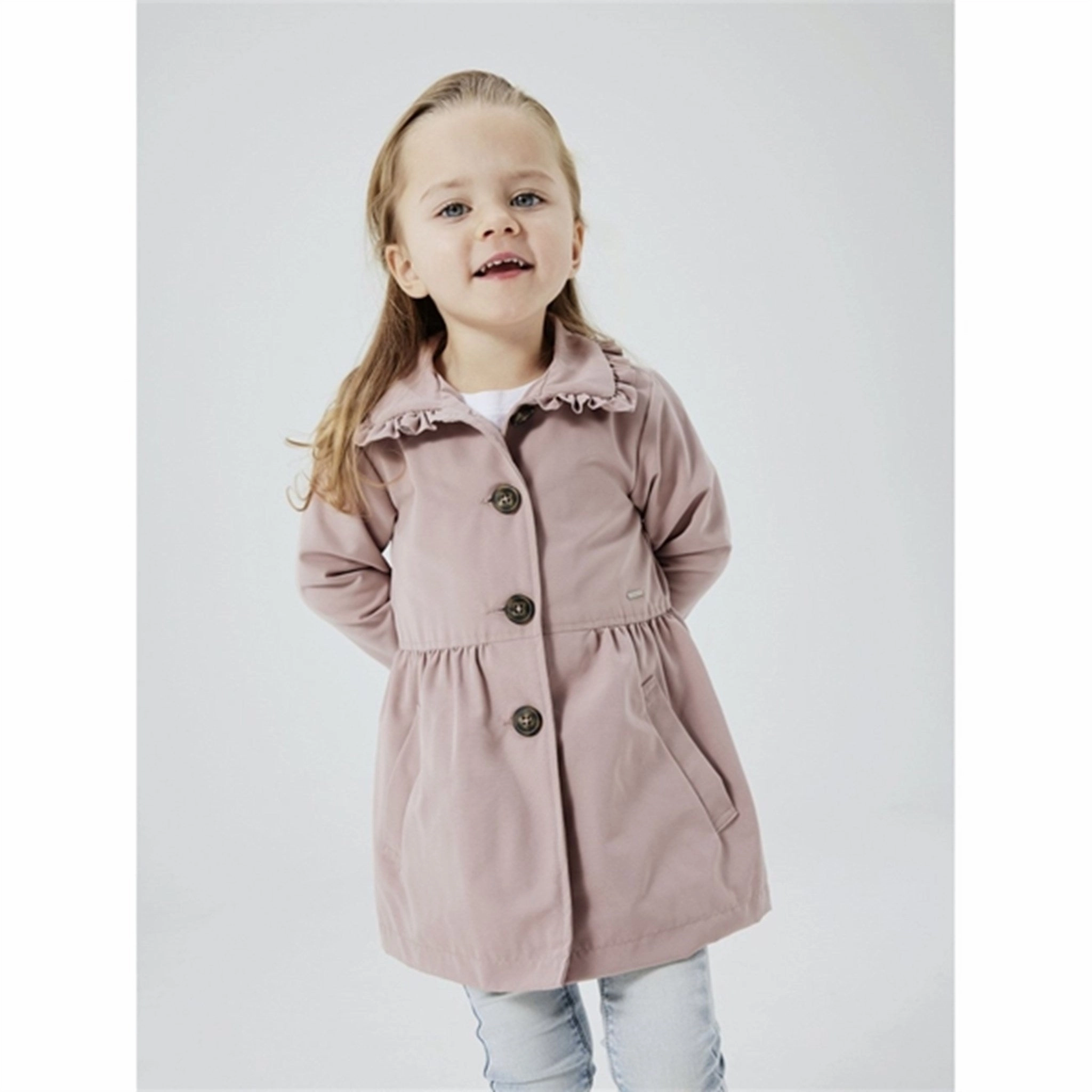 Name it Deauville Mauve Madelin Trenchcoat Print