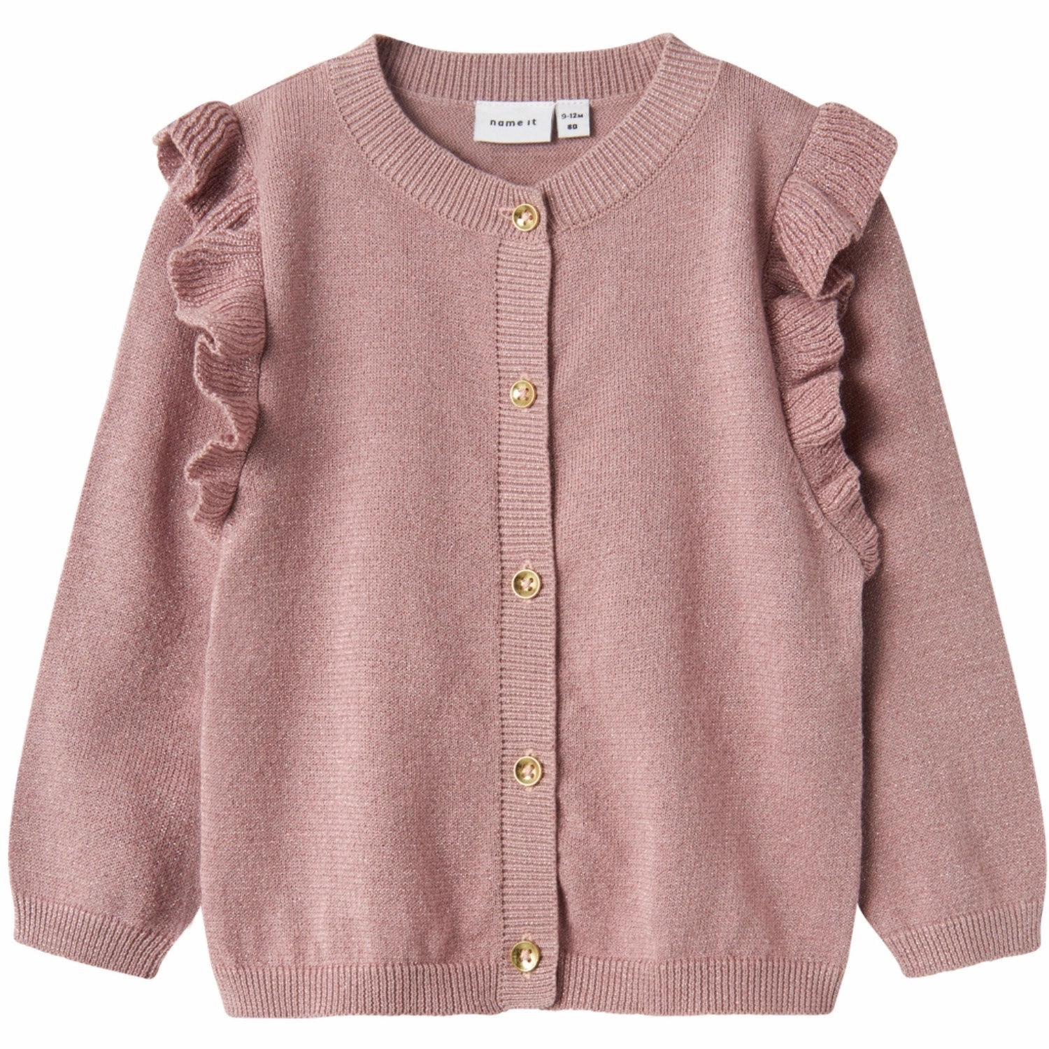 Treasure Name It Deauville Mauve Tone In Tone Lurex Abinne Knit Cardigan Noos Excellence