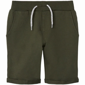 Name it Deep Depths Vermo Lange Sweat Shorts Noos Functional Velvet