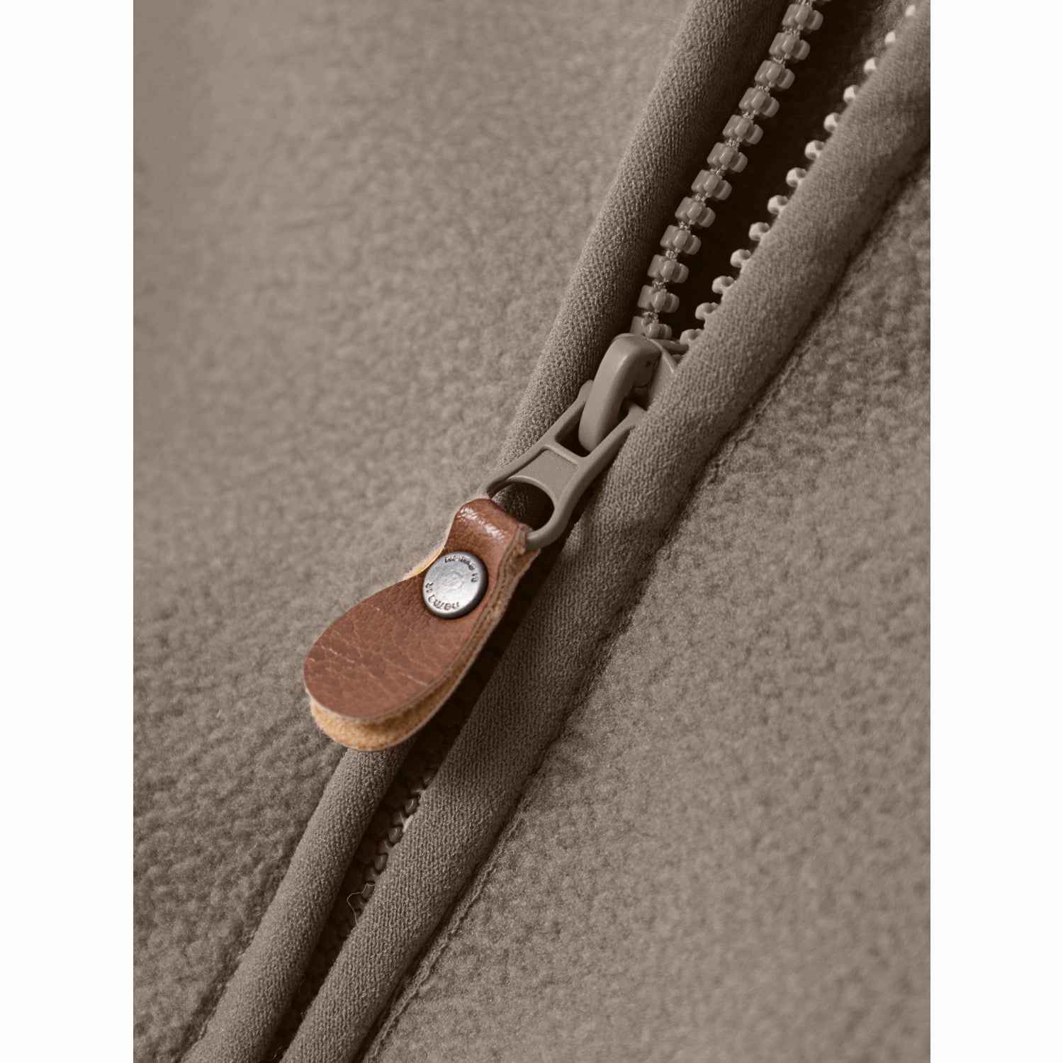 Name It Desert Taupe Meeko Fleece Jacket Finest