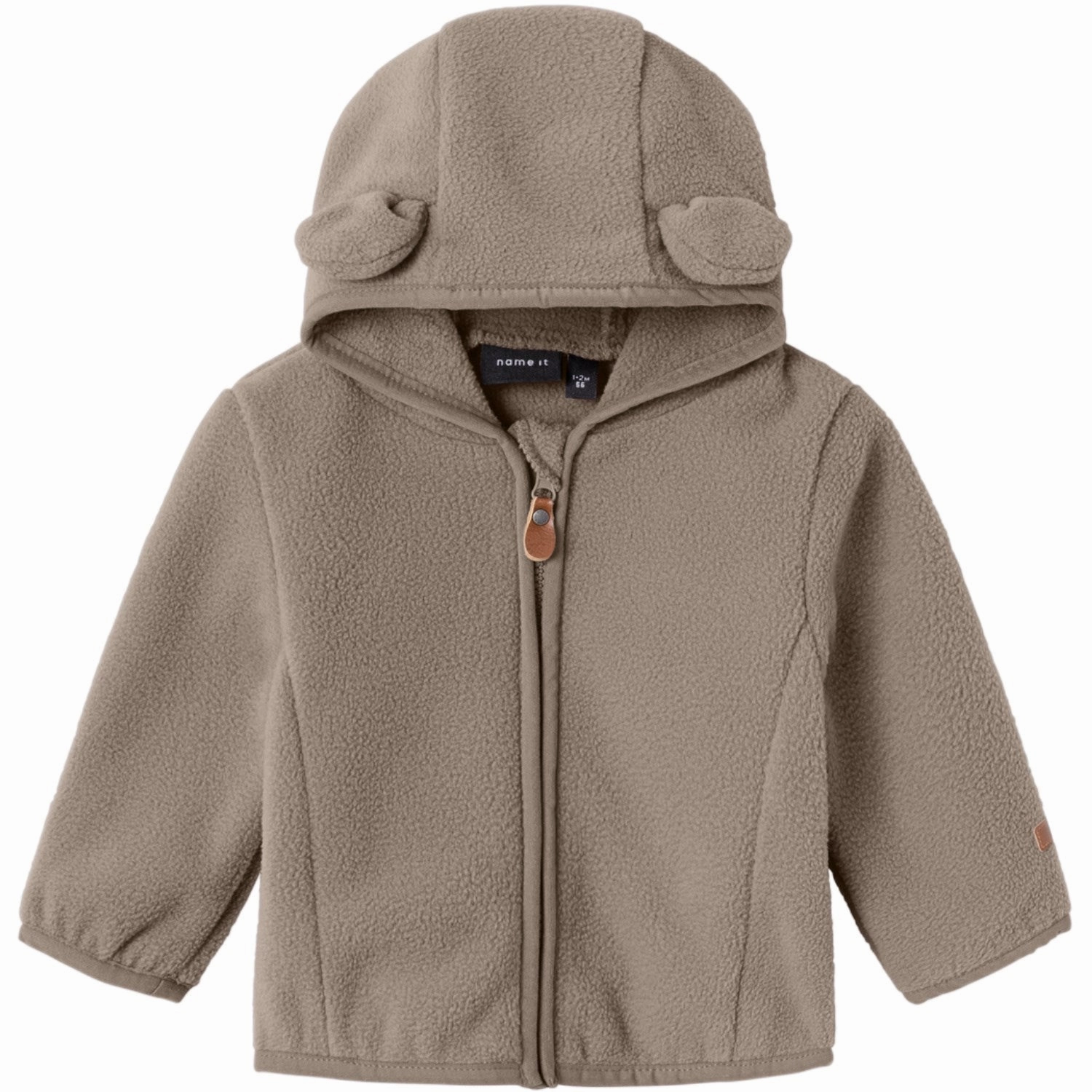 Name It Desert Taupe Meeko Fleece Jacket Prized Perfection