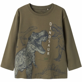 Name It Dusty Olive Benjamino Regular Blouse Masterpiece Contemporary