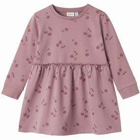 Name It Elderberry Bella Sweat Dress Layered Retro