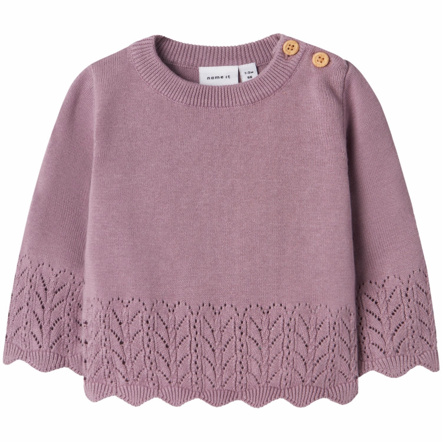 Name It Elderberry Timie Knit Blouse Alluring Upscale