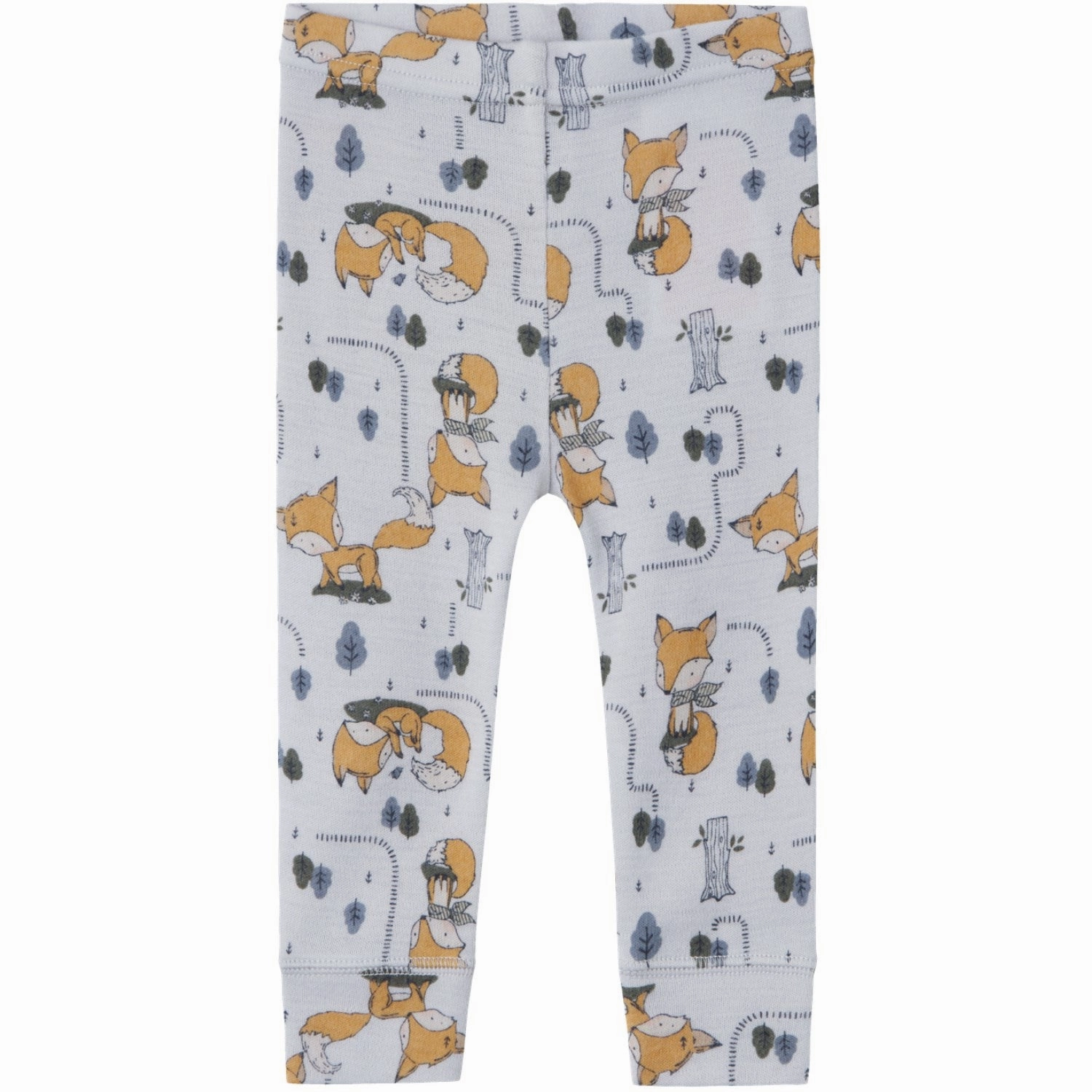 Name It Gray Dawn AOP Willit Wool Long Johns Universal Style