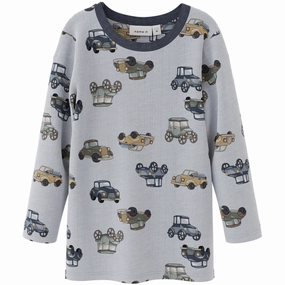 Name It Gray Dawn Wang Wool Needle Blouse Noos Majestic Worldwide