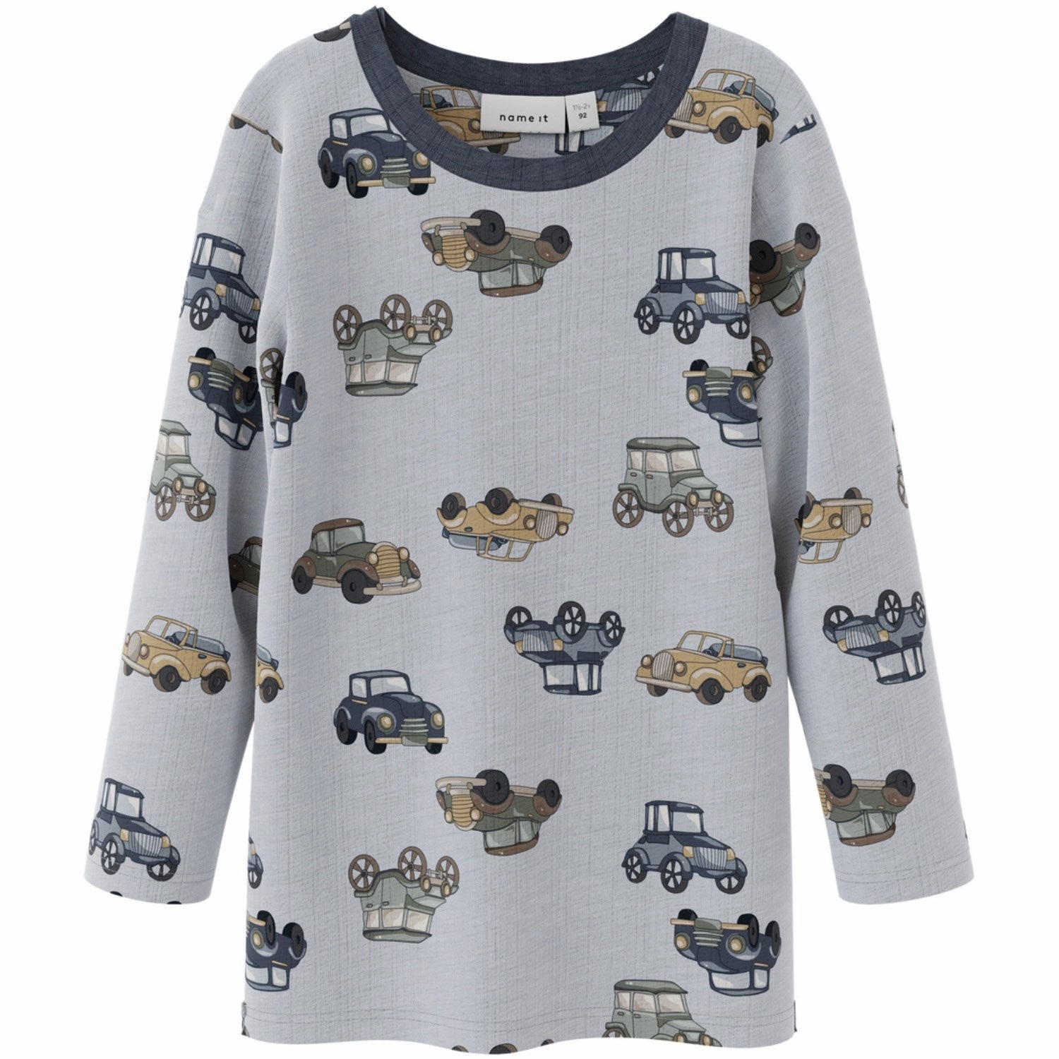 Name It Gray Dawn Wang Wool Needle Blouse Noos Majestic Worldwide