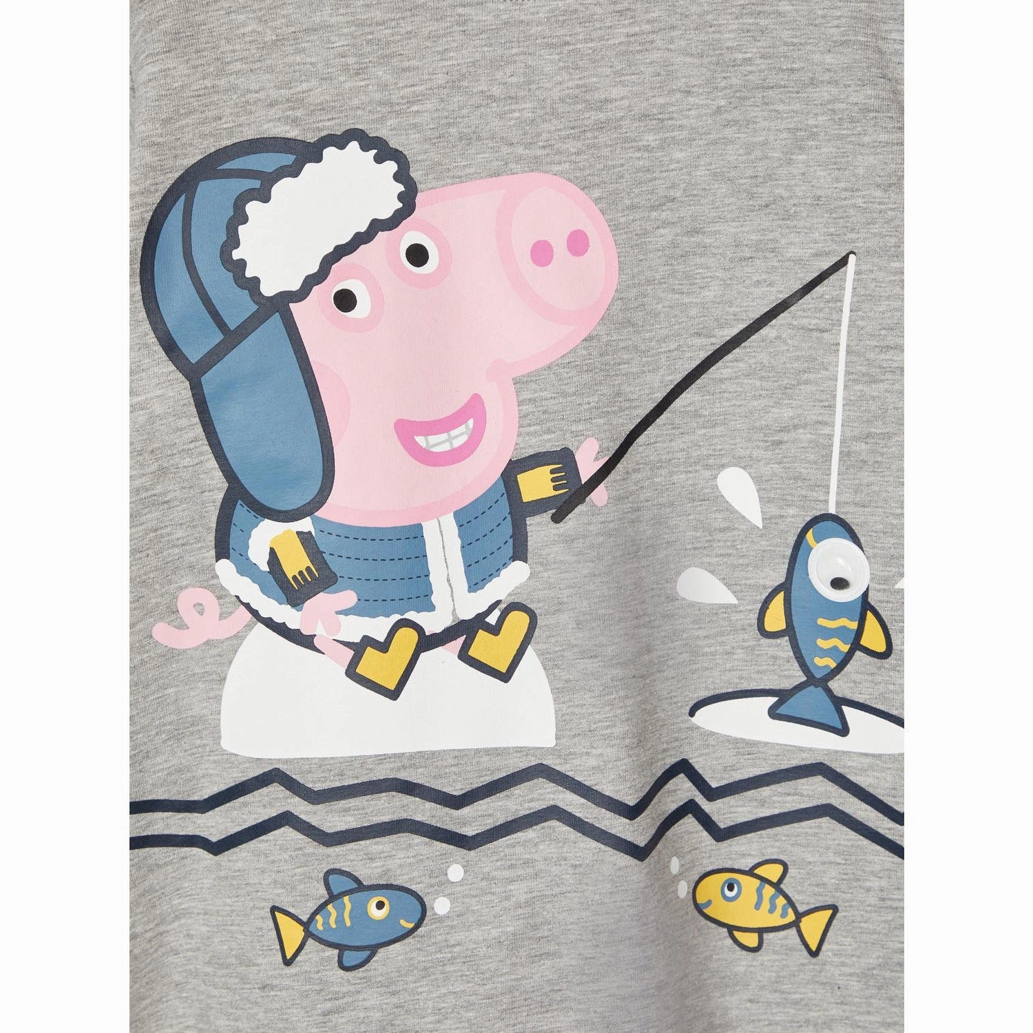 Name It Grey Melange Colbie Peppa Pig Regular Sweatshirt Tailored