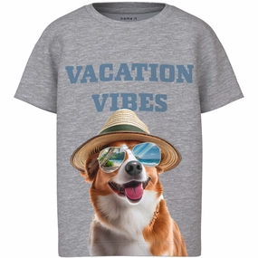 Name It Grey Melange Holger T-Shirt Elegant Trend