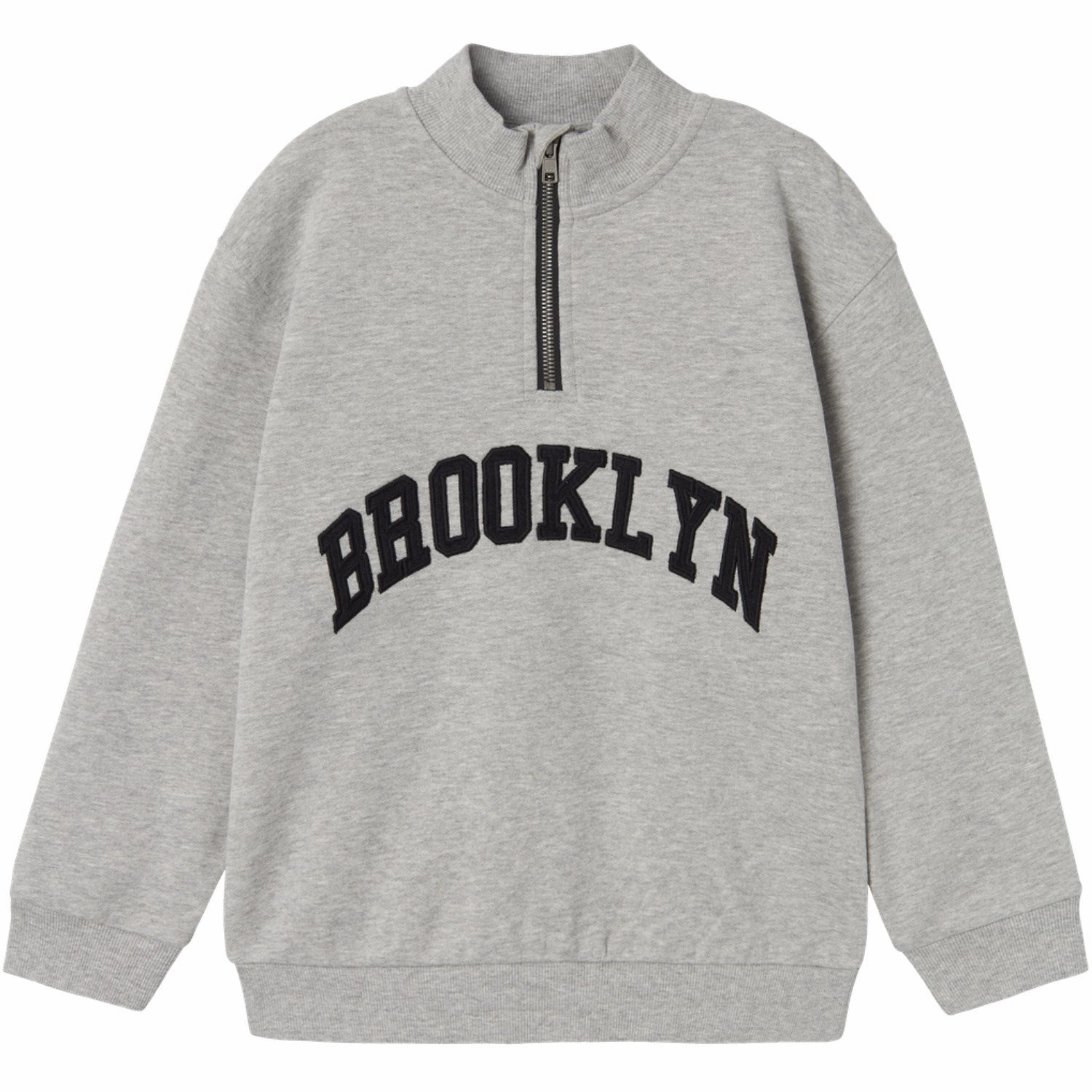 Iconic Name It Grey Melange Styn Regular Sweatshirt Luxury