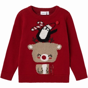 Name It Jester Red Rijulle Knit Blouse Trailblazer Innovation