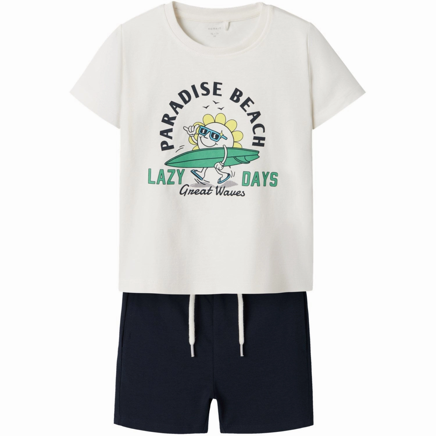Name It Jet Stream Junik Shorts Set Bow Pattern