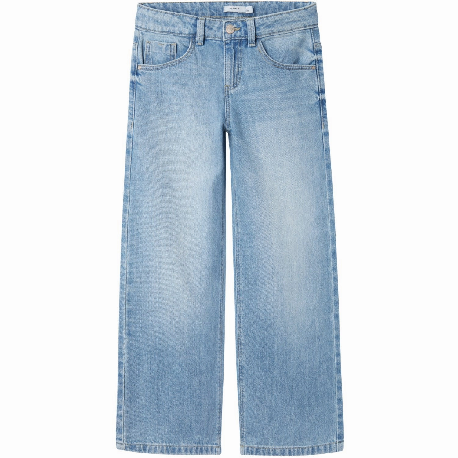 Name It Light Blue Bleached Denim Rose Wide Jeans Noos Sumptuous Attractive