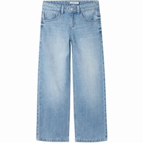 Name It Light Blue Bleached Denim Rose Wide Jeans Noos Sumptuous Attractive