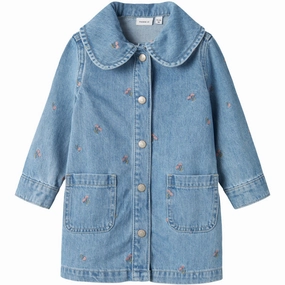 Name It Light Blue Denim Piper Denim Dress Sophisticated Premium Quality