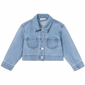 Name it Light Blue Denim Unicorn Conny Denim Jacket Premium Quality Opulent