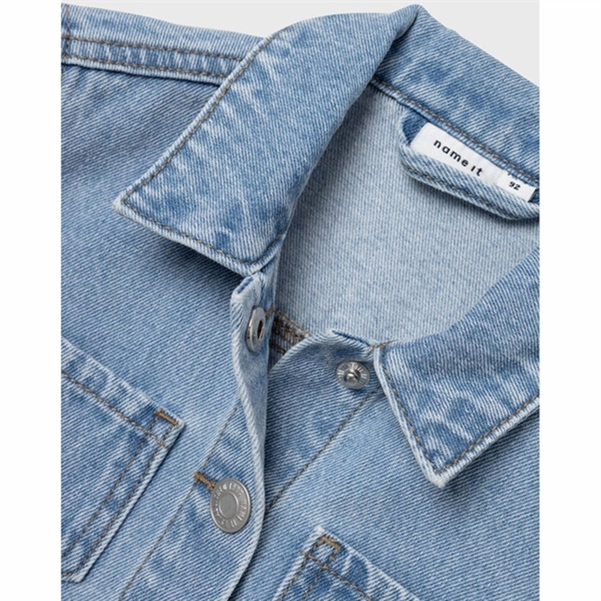 Name it Light Blue Denim Unicorn Conny Denim Jacket Print