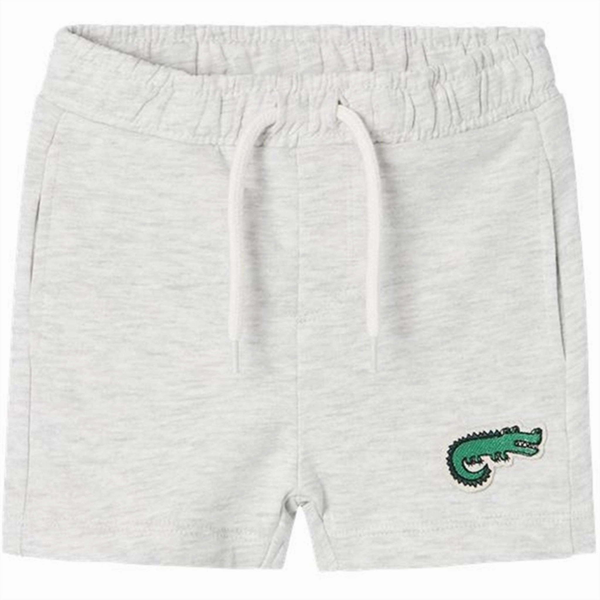 Eco-friendly Name it Light Grey Melange Dike Sweat Shorts Artisanal