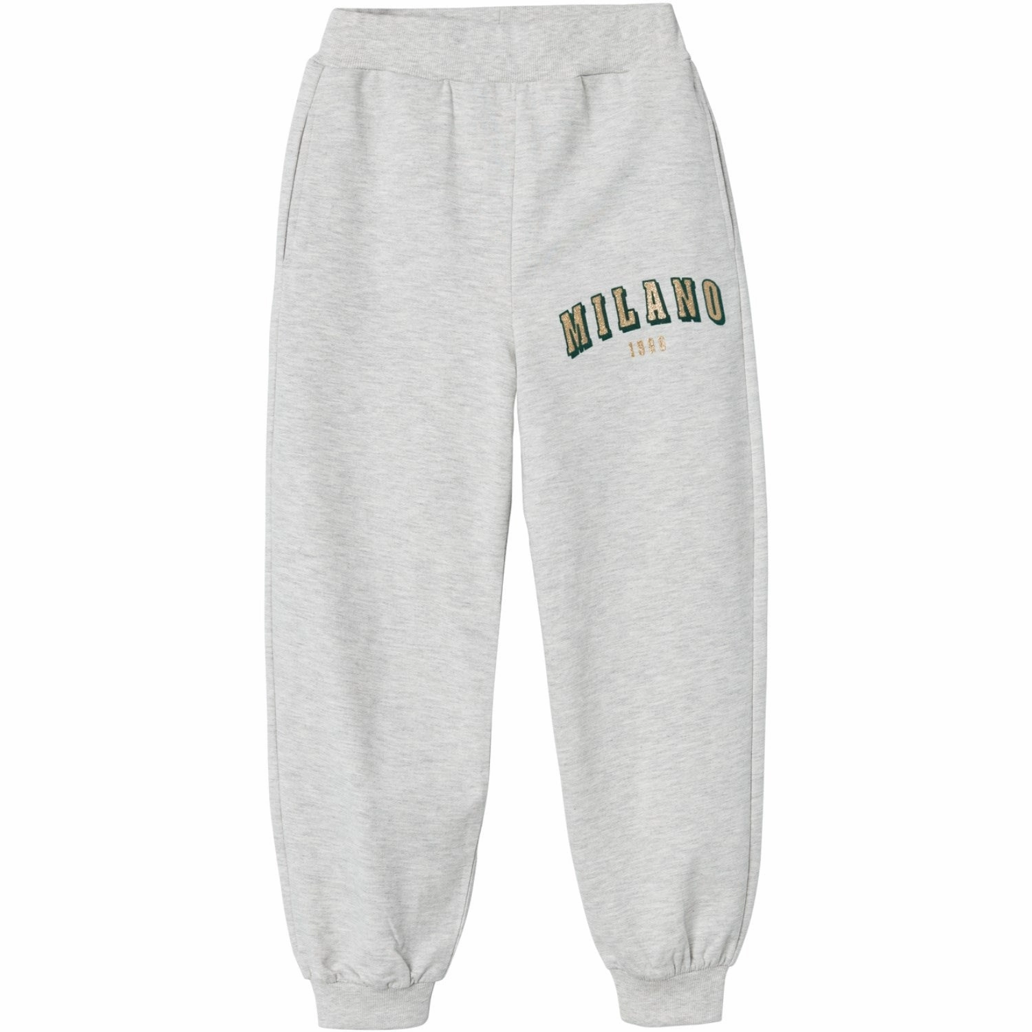 Appealing Name It Light Grey Melange Losefine Loose Sweatpants Vintage