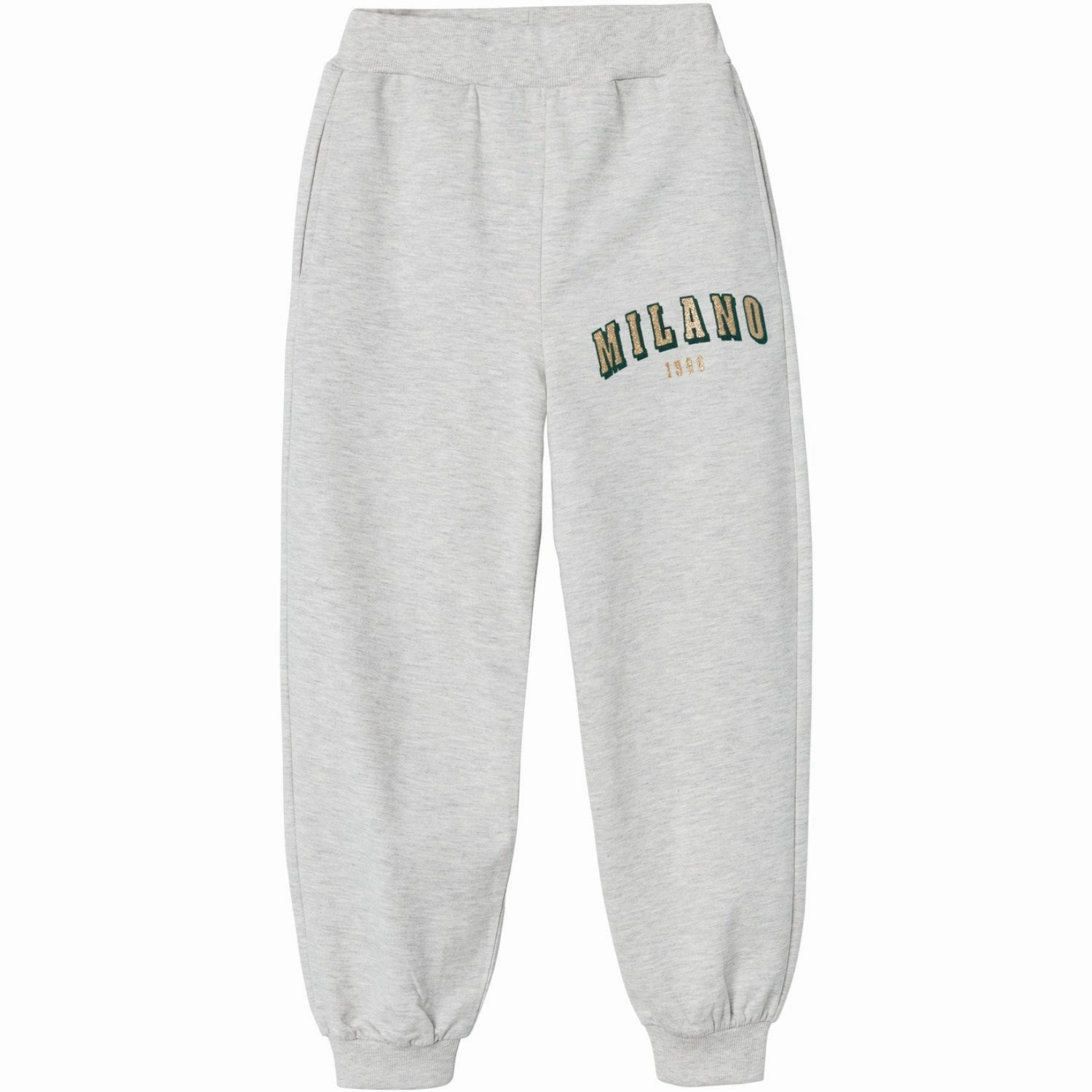 Name It Light Grey Melange Losefine Loose Sweatpants Timeless Design