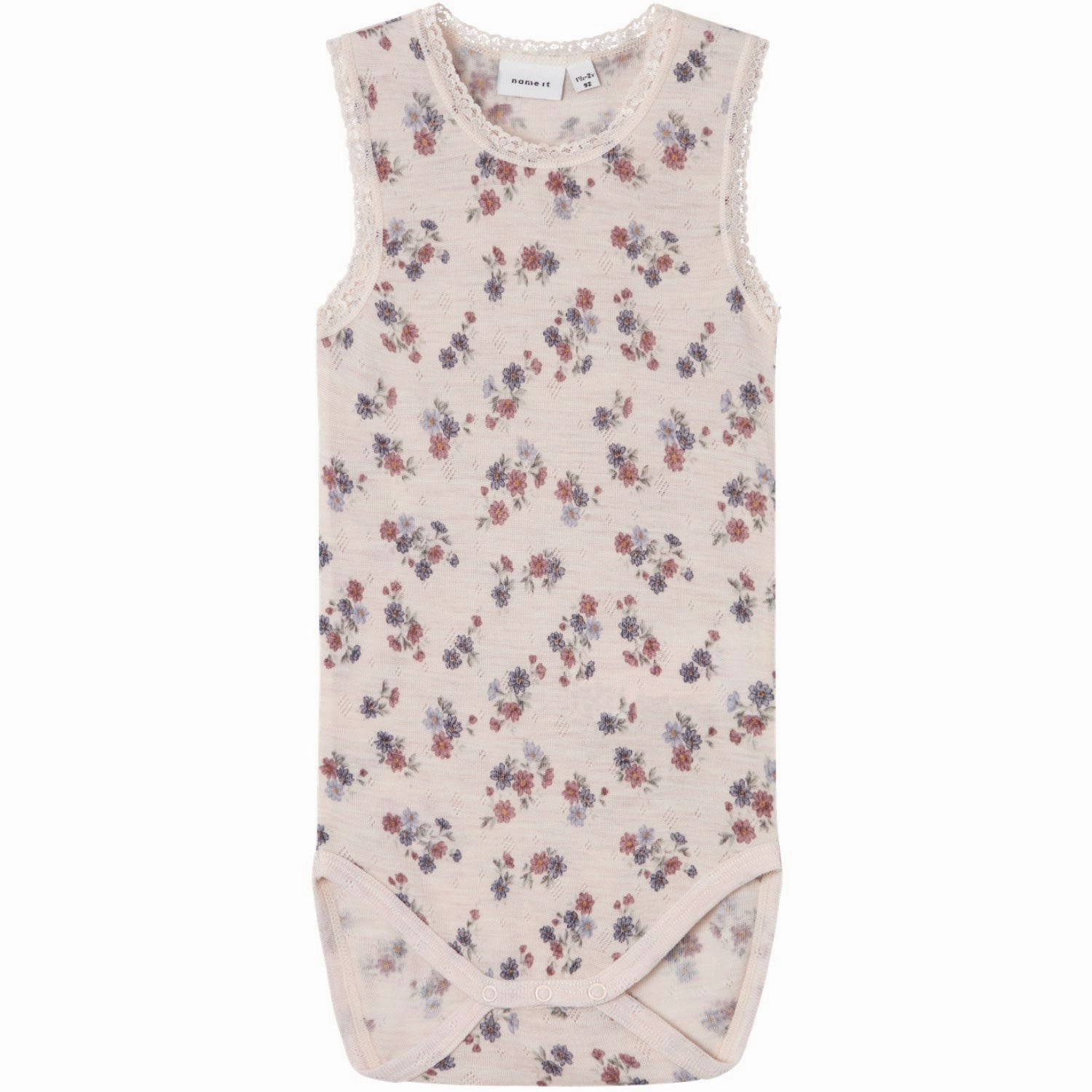 Name It Lilac Ash Aop Wang Wool Needle Tank Body Respected Appealing