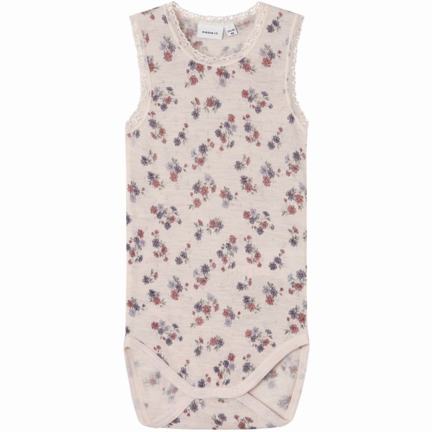 Name It Lilac Ash Aop Wang Wool Needle Tank Body Iconic Magnetic