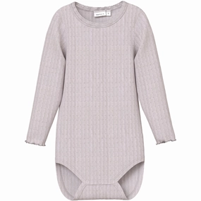 Name It Lilac Ash Wossa Wool/Silk Rib Body Artistic Respected