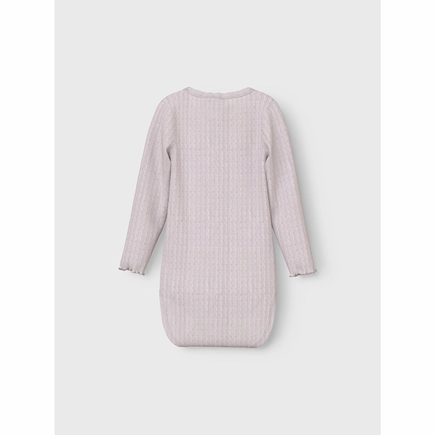 Name It Lilac Ash Wossa Wool/Silk Rib Body Bold