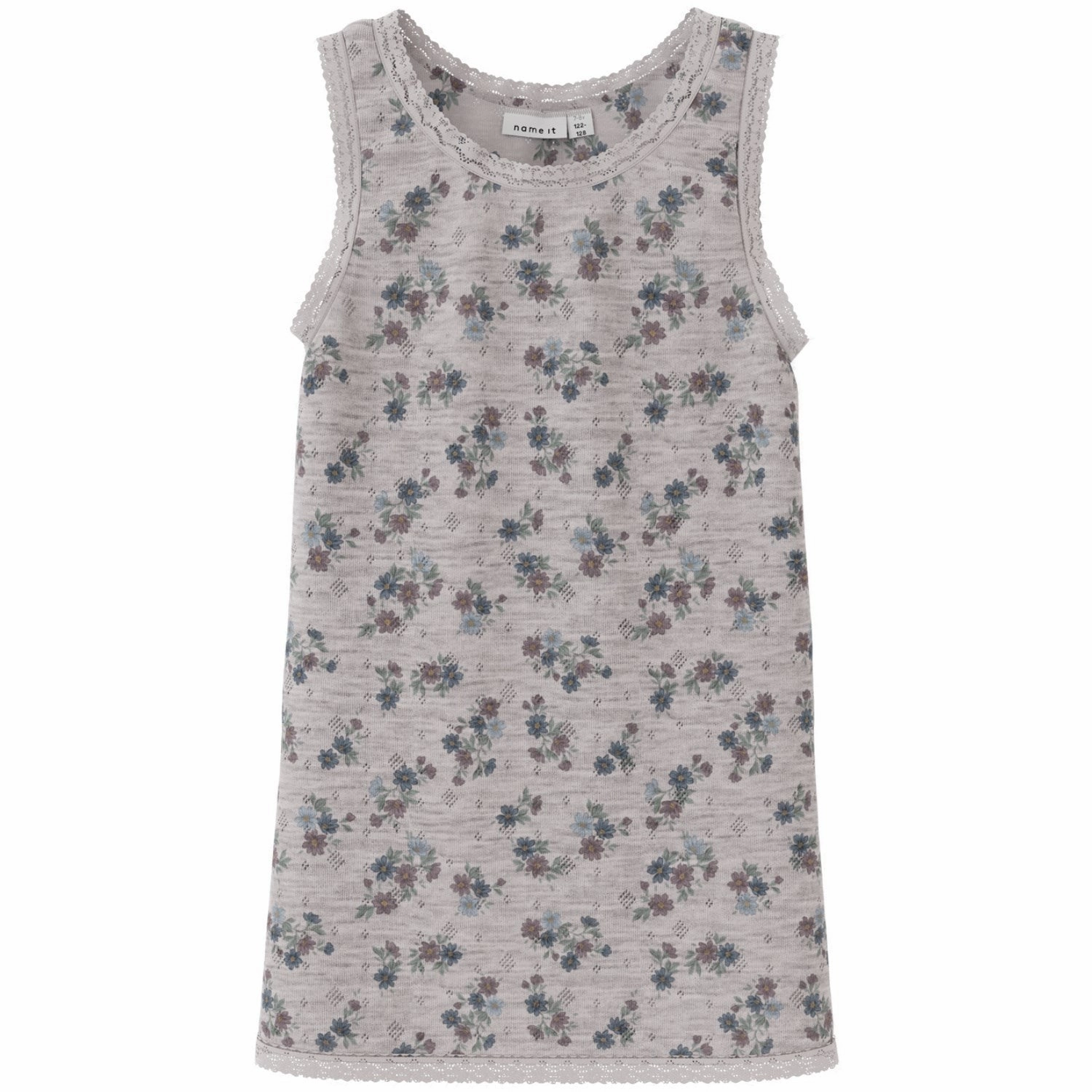 Name It Lilac Lash Aop Wang Wool Needle Tank Top Design Charismatic